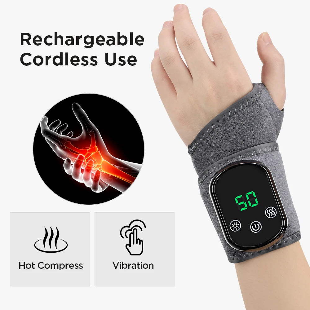 Electric Heating Wrist Guard - ThermaFlex Cordless Pain Relief